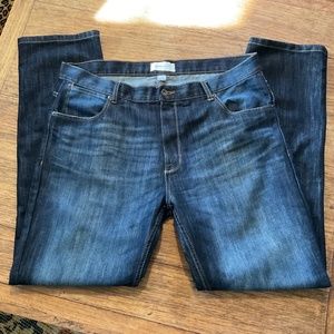 Paper denim & cloth 40 x 34  Mens Dark Blue Jeans